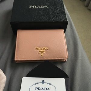 Prada Small Saffiano Leather Wallet